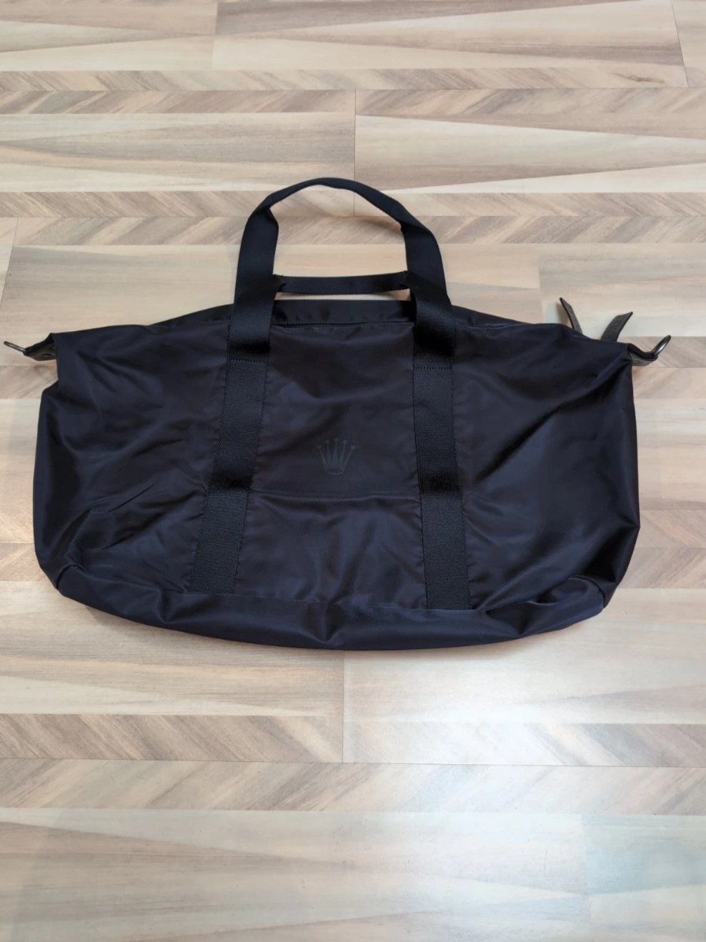 Rolex Black Mens Duffel Bag